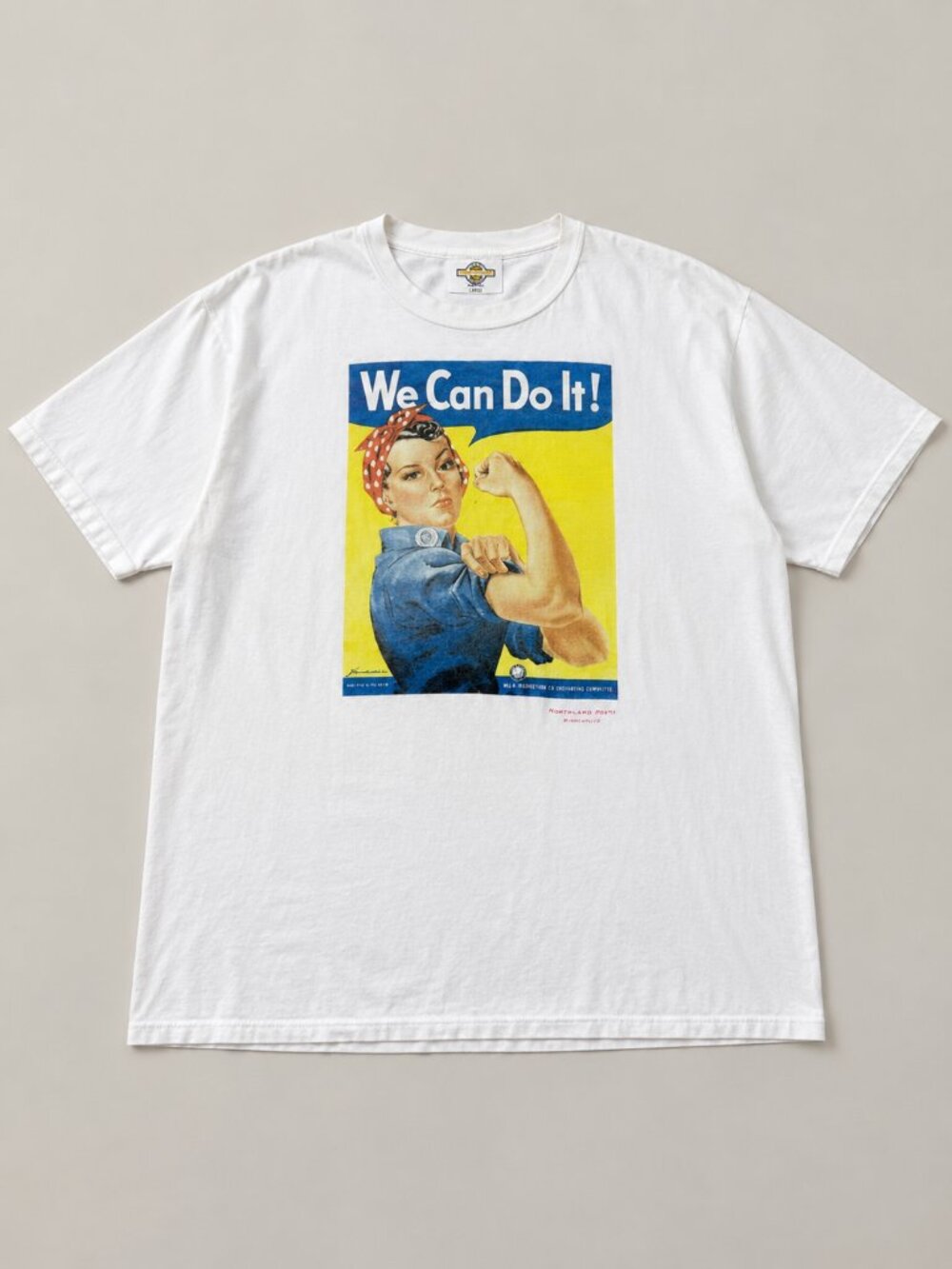Vintage Rosie the Riveter We Can Do It T-Shirt Single Stitch Size Large